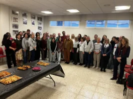 Merienda navideña del alumnado del curso de español para extranjeros