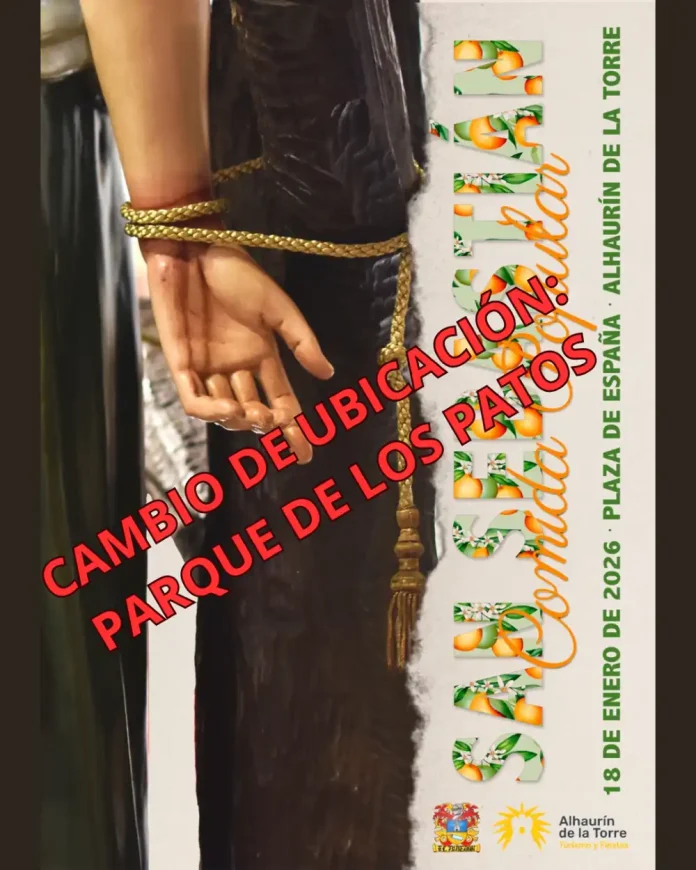 Cambio de ubicación de la comida popular de San Sebastián del domingo 18