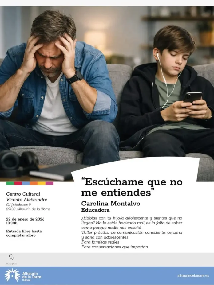 Alhaurín de la Torre acogerá un taller dirigido a familias con adolescentes