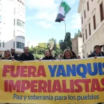 IU exige en Málaga la salida de España de la OTAN y denuncia el “vasallaje” a Estados Unidos y Trump