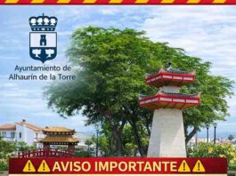 AVISO IMPORTANTE Parques y jardines cerrados por fuerte viento