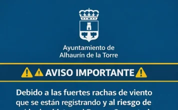 Aviso importante: cierre temporal del Cementerio por alerta amarilla por vientos