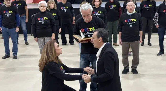 Mayores de Alhaurín de la Torre ensayan el clásico musical ‘Evita’