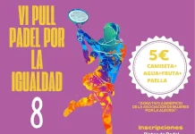 El 8 de marzo se celebra la VI Edición de la Pull de Pádel por La Igualdad
