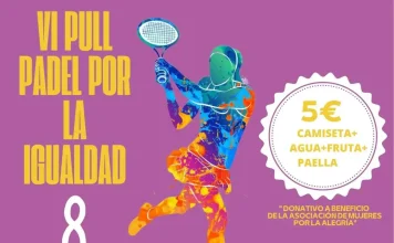 El 8 de marzo se celebra la VI Edición de la Pull de Pádel por La Igualdad