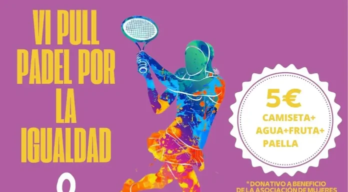 El 8 de marzo se celebra la VI Edición de la Pull de Pádel por La Igualdad El 8 de marzo se celebra la VI Edición de la Pull de Pádel por La Igualdad