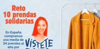 La Fundación Madre Coraje lanza un reto frente al consumo de moda: de tus 34 compras de ropa al año, ¡que 10 sean solidarias!