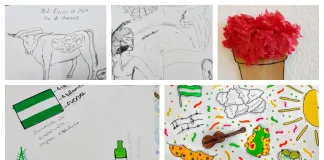 Proyectos de trabajo para el día de Andalucía año 2026 alumnado extranjero de Atal del instituto Juan Ramón Jiménez de Málaga, IES Galileo de Alhaurín de la Torre, IES Los Manantiales de Torremolinos