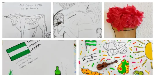 Proyectos de trabajo para el día de Andalucía año 2026 alumnado extranjero de Atal del instituto Juan Ramón Jiménez de Málaga, IES Galileo de Alhaurín de la Torre, IES Los Manantiales de Torremolinos