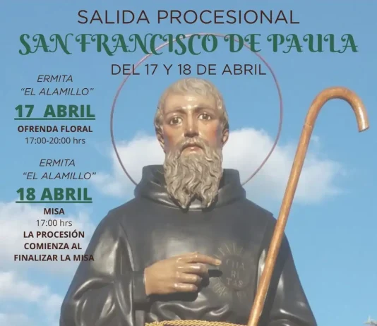 El sábado 18 de abril Alhaurín de la Torre celebra la procesión de San Francisco de Paula