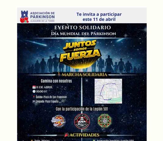 Star Wars, música, baile y talleres: así celebrará Alhaurín de la Torre el Día Mundial del Párkinson