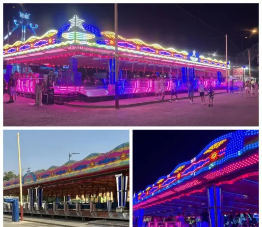 Los Coches de Choque de Atracciones Costa del Sol regresan a las fiestas de El Romeral por cuarto año consecutivo