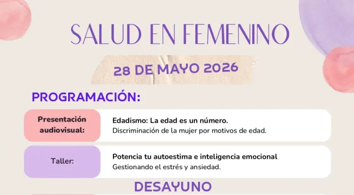 Taller ‘Salud en femenino’ el próximo 28 de mayo en Alhaurín de la Torre