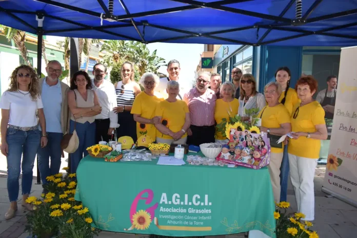 La asociación Girasoles recauda fondos en su lucha contra el cáncer infantil