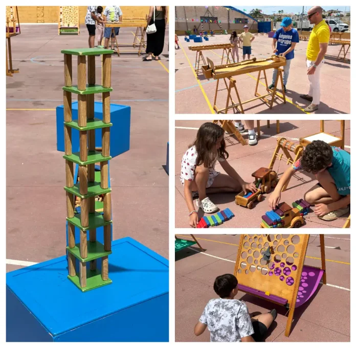 Los juegos en familia, grandes protagonistas en El Romeral durante la matinal del domingo