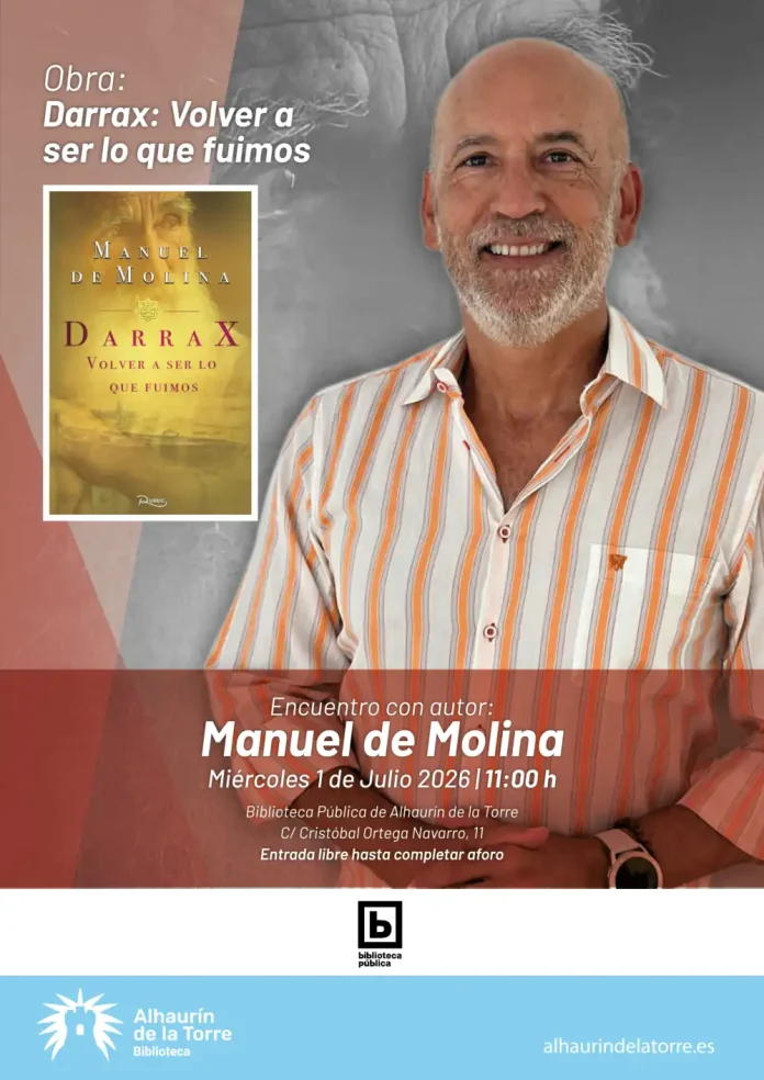 La Biblioteca acoge mañana un encuentro con el autor Manuel de Molina