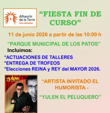 Jornada de convivencia en el Parque para despedir el curso 2025/26 del Área del Mayor