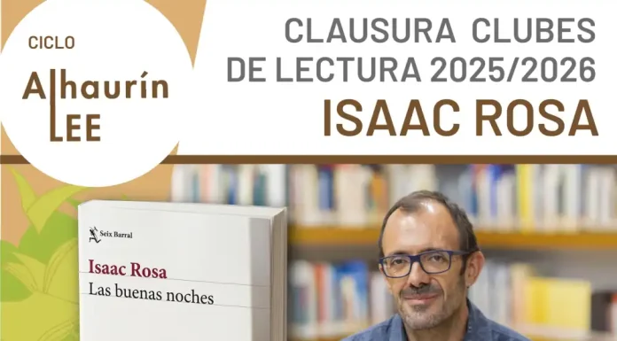 La Biblioteca cierra la temporada de clubes de lectura con un encuentro con Isaac Rosa