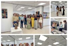 Alumnos de Arte de El Pinar presentan la exposición ‘Bosque Somos’ creada junto al pintor malagueño Fernando De la Rosa