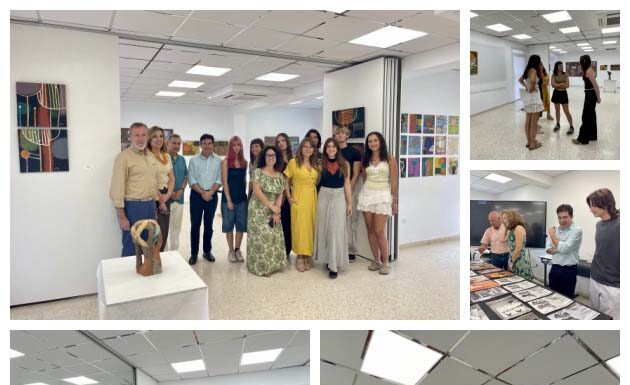Alumnos de Arte de El Pinar presentan la exposición ‘Bosque Somos’ creada junto al pintor malagueño Fernando De la Rosa