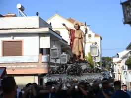 Alhaurín de la Torre renueva su devoción a San Juan Bautista en uno de los actos más solemnes de la Feria 2026