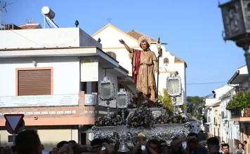 Alhaurín de la Torre renueva su devoción a San Juan Bautista en uno de los actos más solemnes de la Feria 2026