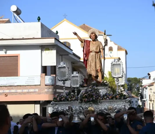 Alhaurín de la Torre renueva su devoción a San Juan Bautista en uno de los actos más solemnes de la Feria 2026