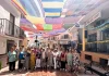 Agradecimiento a las tejedoras del gran toldo de croché Alhaurín de la Torre   