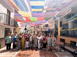 Agradecimiento a las tejedoras del gran toldo de croché Alhaurín de la Torre   
