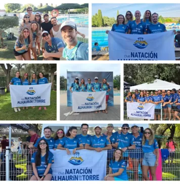 El Club de Natación Alhaurín de la Torre brilla en el Campeonato de Andalucía Máster con 24 medallas