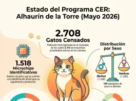 El programa CER de Alhaurín de la Torre roza el 80% de gatos esterilizados