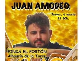 El humor de Juan Amodeo regresa el próximo 6 de agosto a Alhaurín de la Torre     