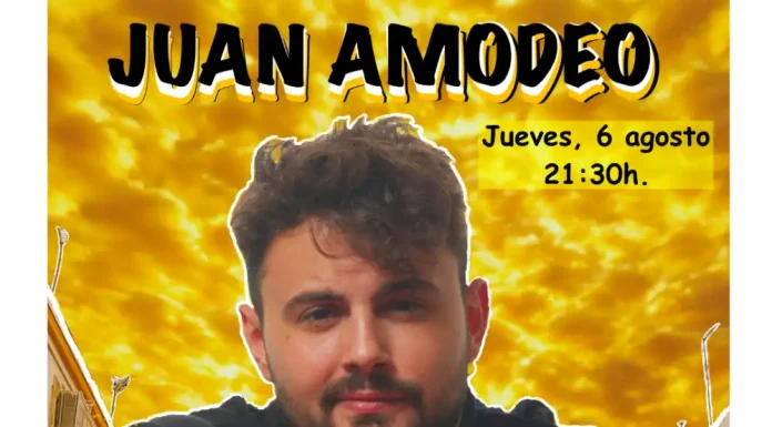 El humor de Juan Amodeo regresa el próximo 6 de agosto a Alhaurín de la Torre     