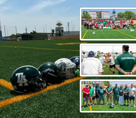 Más de 60 jugadores participan en el primer Clinic Oficial del Team Andalucía de Fútbol Americano