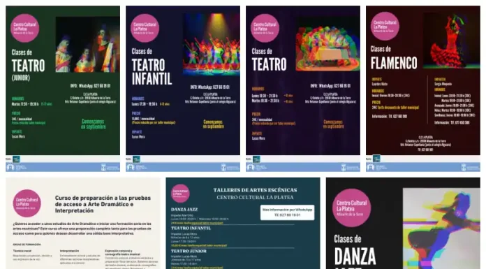 La Platea abre el plazo de información para sus Talleres de Artes Escénicas 2026/2027 con una amplia oferta para todas las edades