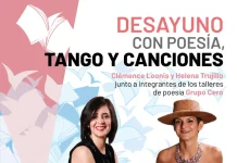 La Biblioteca Municipal acogerá un desayuno con poesía, tango y canciones con Clémence Loonis, Helena Trujillo y los talleres del Grupo Cero La Biblioteca Municipal de Alhaurín de la Torre acogerá un desayuno con poesía, tango y canciones