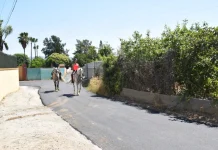 Alhaurín de la Torre finaliza los trabajos de asfaltado en la finca La Máquina