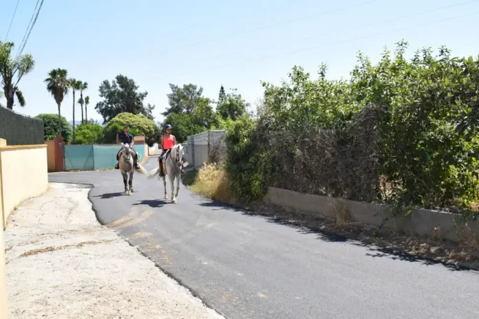 Alhaurín de la Torre finaliza los trabajos de asfaltado en la finca La Máquina