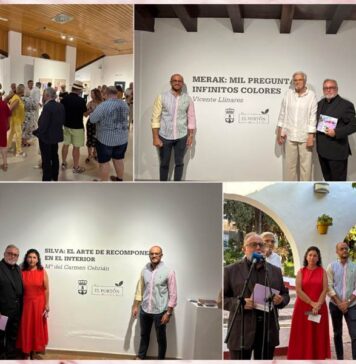 Vicente Llinares y Mari Carmen Cebrián exhiben su arte en El Portón