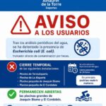 El Ayuntamiento cierra temporalmente cuatro piscinas municipales tras detectarse E. coli en los controles rutinarios