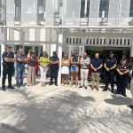 Minuto de silencio en el Ayuntamiento por la tragedia del incendio de Almería Minuto de silencio en el Ayuntamiento por la tragedia del incendio de Almería