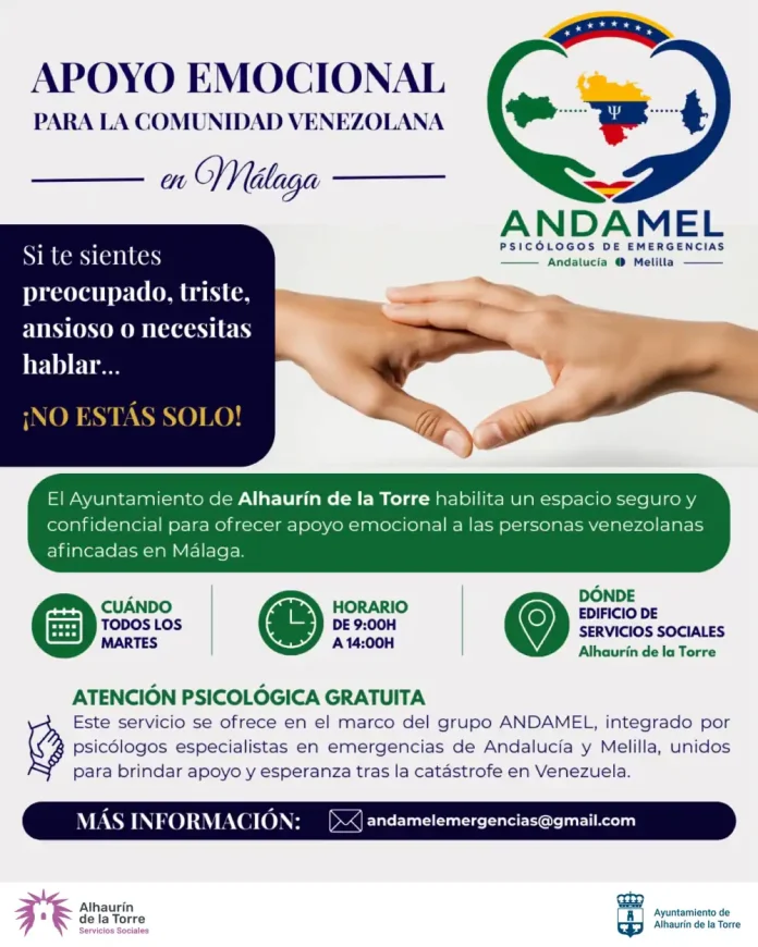 Servicio gratuito de apoyo psicológico para la comunidad venezolana Servicio gratuito de apoyo psicológico para la comunidad venezolana