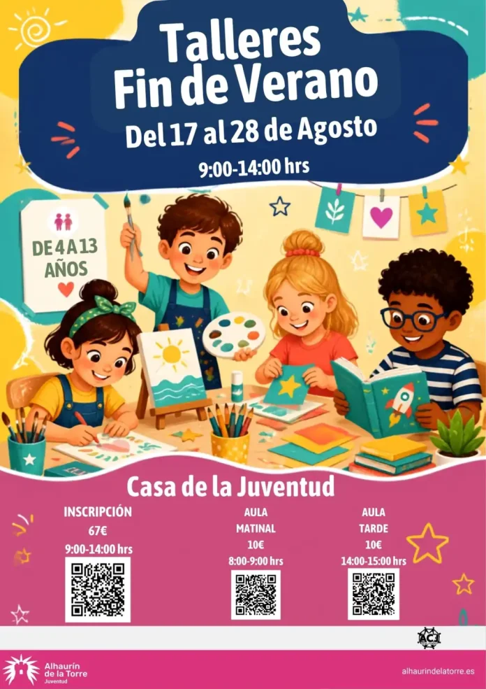 Talleres de fin de verano: nueva alternativa para las familias para el mes de agosto
