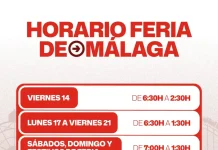 El Metro de Málaga ampliará su horario y reforzará la seguridad durante la Feria 2026