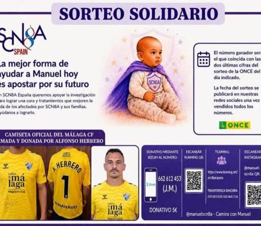 Alhaurín vuelve a demostrar su lado más solidario: una camiseta firmada por Alfonso Herrero para ayudar a Manuel
