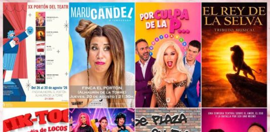 Alhaurín de la Torre llena agosto de música, humor y teatro: estas son las próximas citas culturales