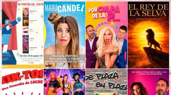 Alhaurín de la Torre llena agosto de música, humor y teatro: estas son las próximas citas culturales
