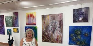 Paloma del Amo presenta la exposición 'Otra realidad' en la sede de Pincel y Barro