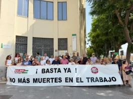 CCOO alerta del aumento de la siniestralidad laboral en Málaga tras contabilizar 17 fallecidos en 2026