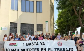 CCOO alerta del aumento de la siniestralidad laboral en Málaga tras contabilizar 17 fallecidos en 2026